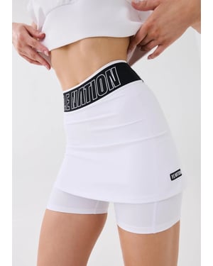 PE Nation Follow Through Skort in White