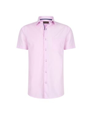 Cappuccino Italia Overhemden Korte Mouw Palermo Roze