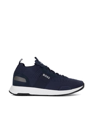 Hugo Boss Mens Titanium Runn - Branded Runner Trainers