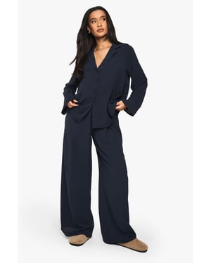 Woven Oversized Shirt & Drawstring Trouser Co-ord