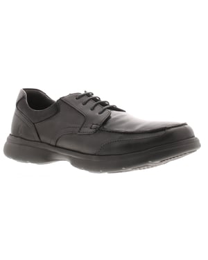 Hush Puppies Teen School Shoes Hugh Leather black