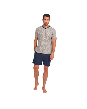 JJBFH5400 Kortärmad pyjamas för män