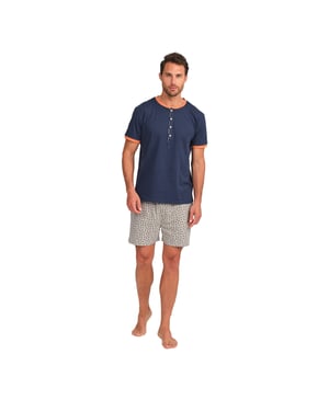JJB13 kortärmad pyjamas för män
