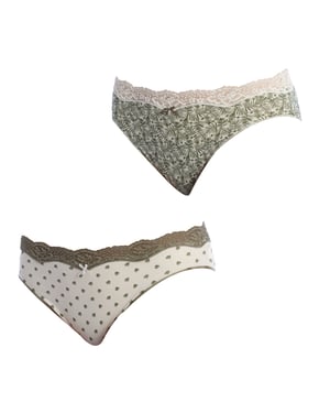 Set-2 Brislip Coquettes Katoenen Slip 1031497 voor dames