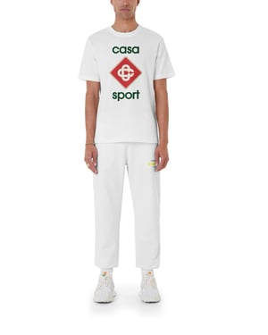 Casablanca Casa Sport Design vit T-shirt