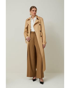 Tailored Classic Belted Trench Coat