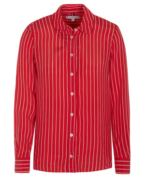 Tommy Hilfiger CUPRO ROPE STP Blouse rood