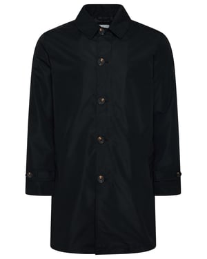 James Grey Hawk Basic Raincoat in Black