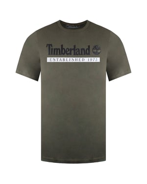 Timberland Established 1973 Mens Dark Green T-Shirt