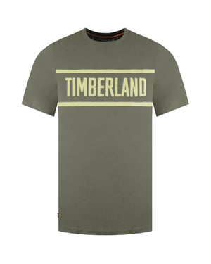 Timberland Branded Mens Green T-Shirt