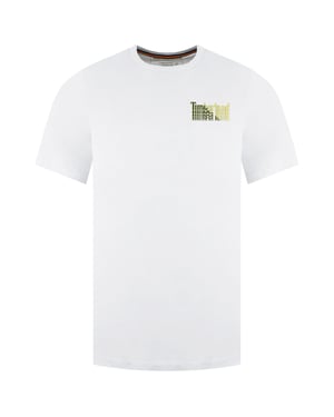 Timberland Stacked Mens White T-Shirt