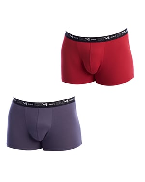 Pack-2 Boxers Cotton Streech D6596 för män