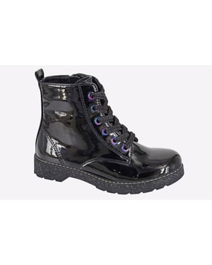 Cipriata Adria 6 Eye Glitter Junior Girls Boots