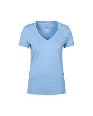 Mountain Warehouse Dames/Dames Vitaliteit V Hals T-shirt (Lichtblauw)