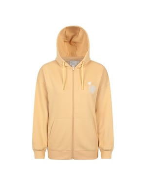 Mountain Warehouse Dam Broderad Solros Hoodie (Senap)