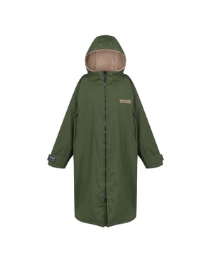 Regatta Unisex Adult Waterproof Fleece Lined Changing Robe (Dark Khaki)