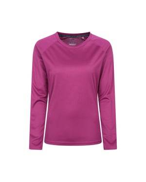 Mountain Warehouse Dames/Dames Endurance Top met lange mouwen (Paars)