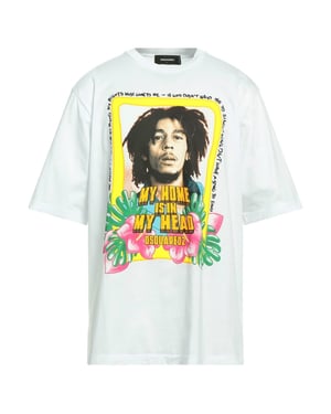 Dsquared2 Skater Fit Home Is In My Head Logo White T-Shirt