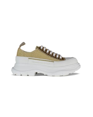 Alexander McQueen Sneakers Tread Slick Geel