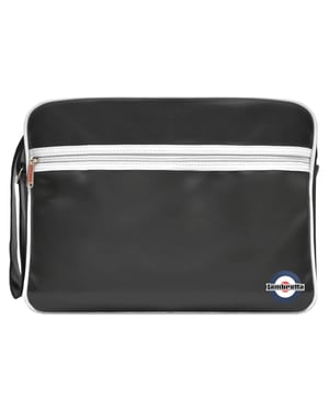 Lambretta Unisex Retro Tas voor Volwassenen (Zwart/Wit)