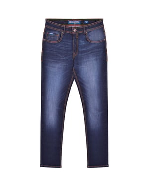 Lambretta Mens Stafford Slim Jeans (Dark Blue)