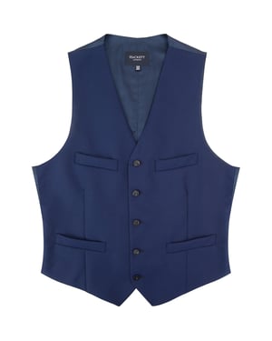 Hackett London Mens Plain Weave M WC in Bright Navy