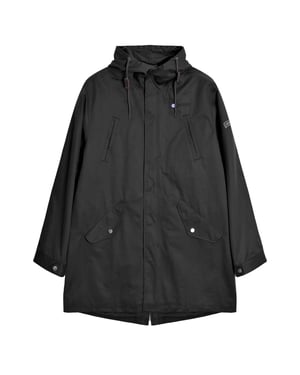 Lambretta Mens Shower Resistant Parka (Black)