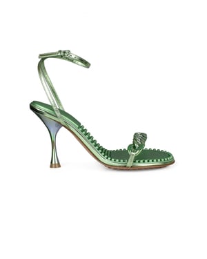 Bottega Veneta Dot Sandalen Groen