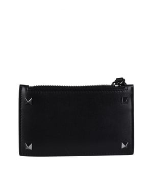 Valentino Garavani Rockstud kaarthouder Zwart
