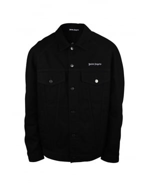 Palm Angels Jeansjacka Svart