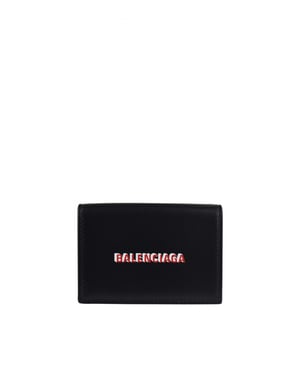 Balenciaga Portemonnee Cash Mini Zwart