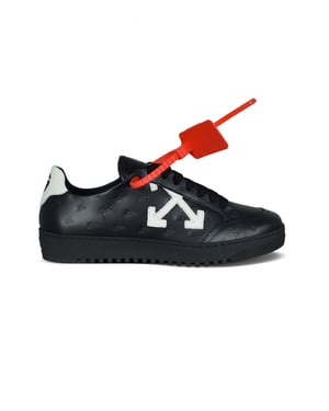 Off-White Lage Gevulkaniseerde sneakers Zwart