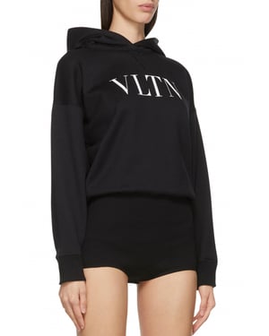 Valentino Garavani Hooded bodysuit Svart