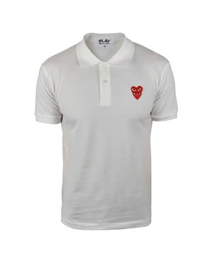 Comme des garçons poloshirt wit