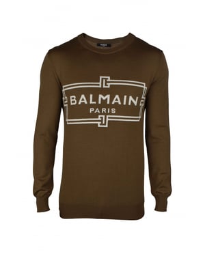 Balmain Trui Kaki
