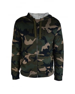 Valentino Garavani vest met capuchon Kaki