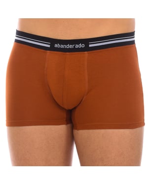 Men's Stretch Cotton Boxer Briefs with Extra Soft Waistband A077I