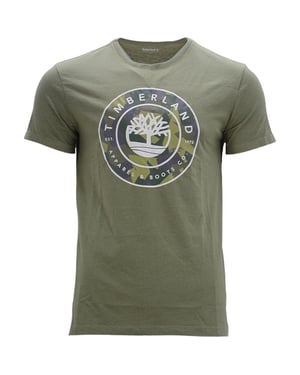 Timberland Mens Printed T Shirts Crew Neck Summer Top Short Sleeve Premium Tee
