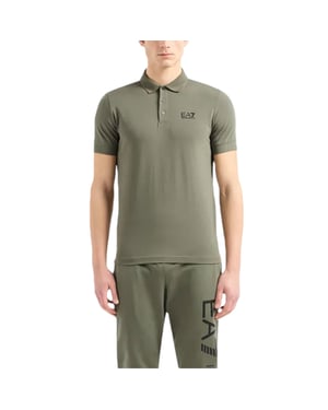 Emporio Armani EA7 8NPF04 PJM6Z Mens Polo T Shirts Jersey Cotton Top Summer Tee