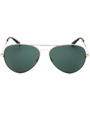 Banana Republic Green Lensed Light Gold Sunglasses