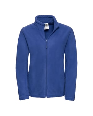 Russell Dames/Dames Full Zip Outdoor Fleecejack (Helder Koningsblauw)
