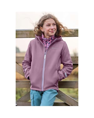 Mountain Warehouse Kinder/Kids Huxley Reflecterende Zachte Shell Jas (Donker paars)