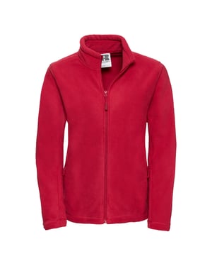 Russell Dames/Dames Full Zip Outdoor Fleecejack (Klassiek rood)