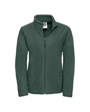 Russell Dames/Dames Full Zip Outdoor Fleecejack (Fles groen)