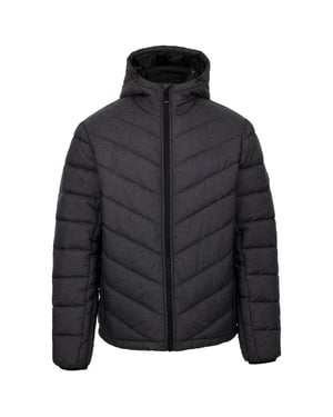 Trespass Mens Didmarton Padded Jacket (Dark Grey Marl)