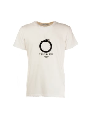 EFFEN HEREN T-SHIRT MET KORTE MOUWEN EN RONDE HALS MET LOGOPRINT