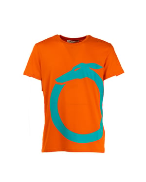 HEREN T-SHIRT MET KORTE MOUWEN EN EFFEN CREW-NECK MET PRINT