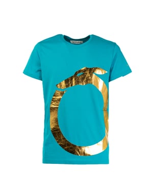 HEREN T-SHIRT MET KORTE MOUWEN EN EFFEN CREWNECK MET PRINT