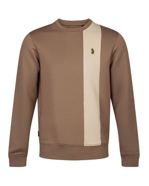 Luke 1977 Men's Latchford Sweatshirt in Brown