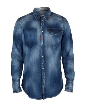 Dsquared2 Overhemd Blauw